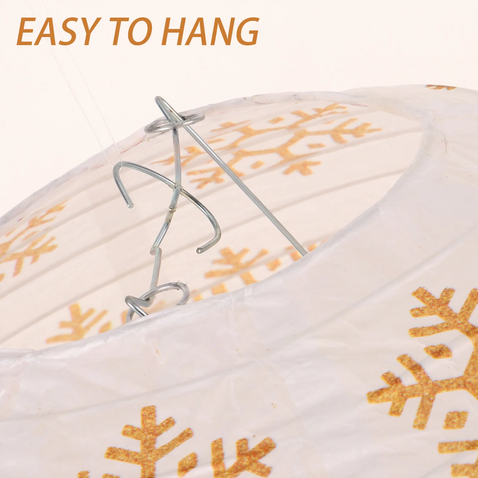 

Christmas Snowflake Pattern Reusable Hanging Lanterns For Xmas Festival Decorations Xmas Decor