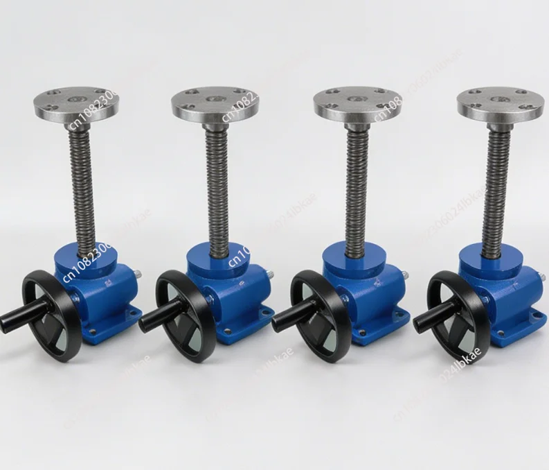 Manual/Electric SWL Screw Lifter, Small Four Linkage Screw Type Lifting Platform