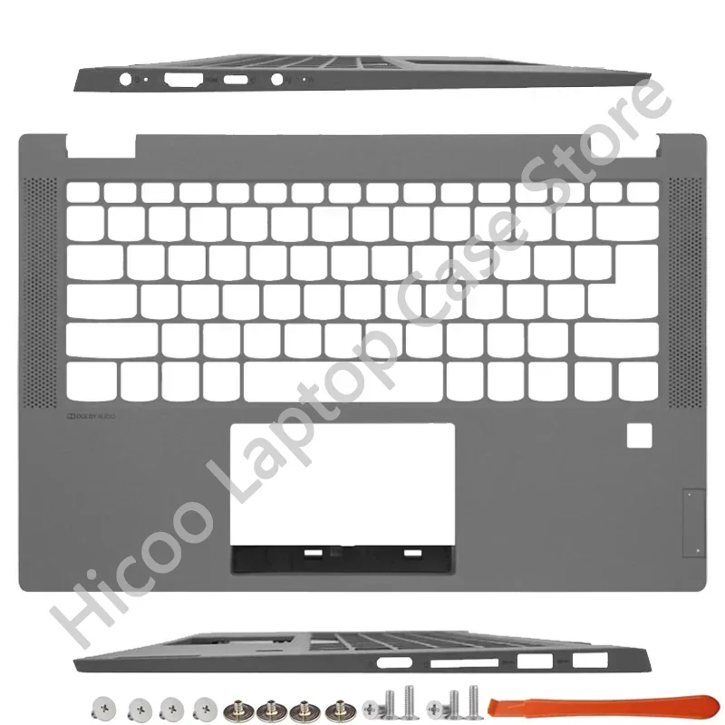 Caso do portátil para Lenovo IdeaPad Flex 5, tela do portátil, tampa traseira LCD, Palmrest, superior e inferior, 14IIL05 ARE05 ITL05, Novo