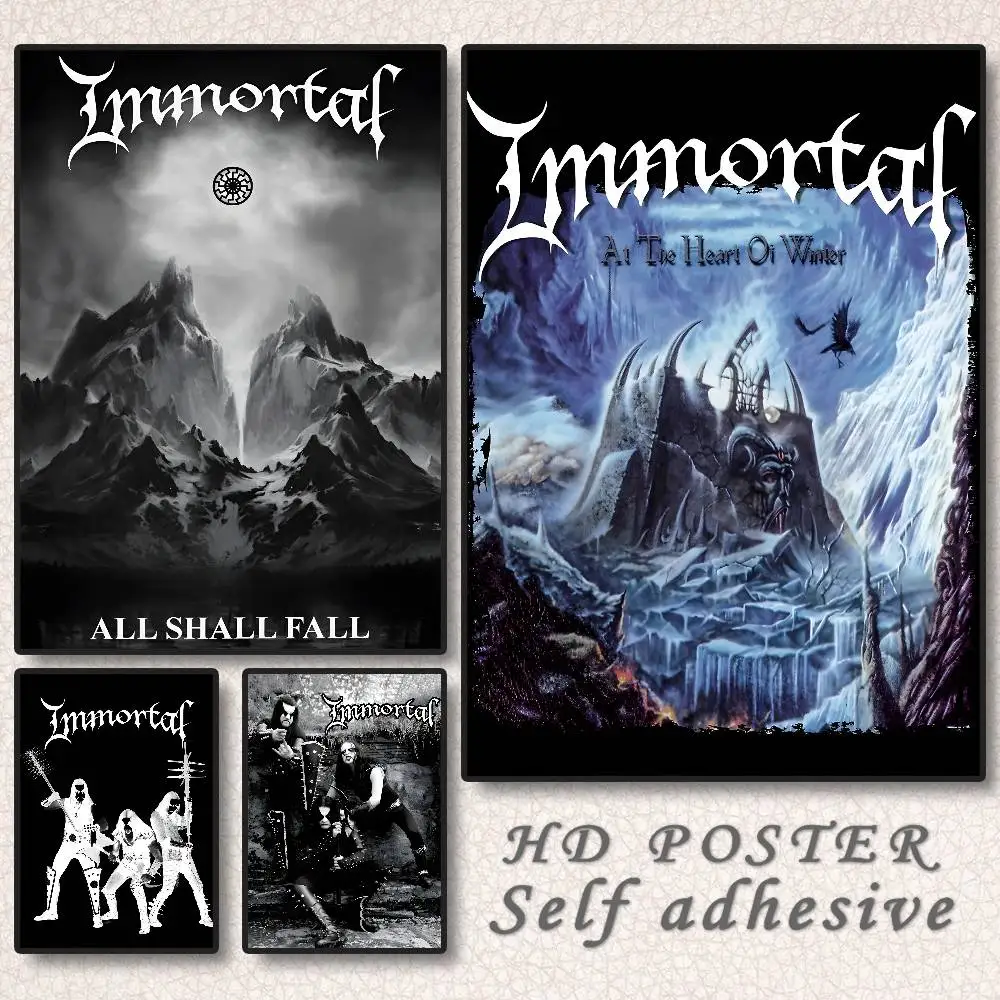 I-IMMORTAL-N-Northern C-Chaos Gods ملصق HD الفن لزجة جدار مقاوم للماء غرفة المعيشة المنزلي غرفة نوم بار الديكور الجمالي