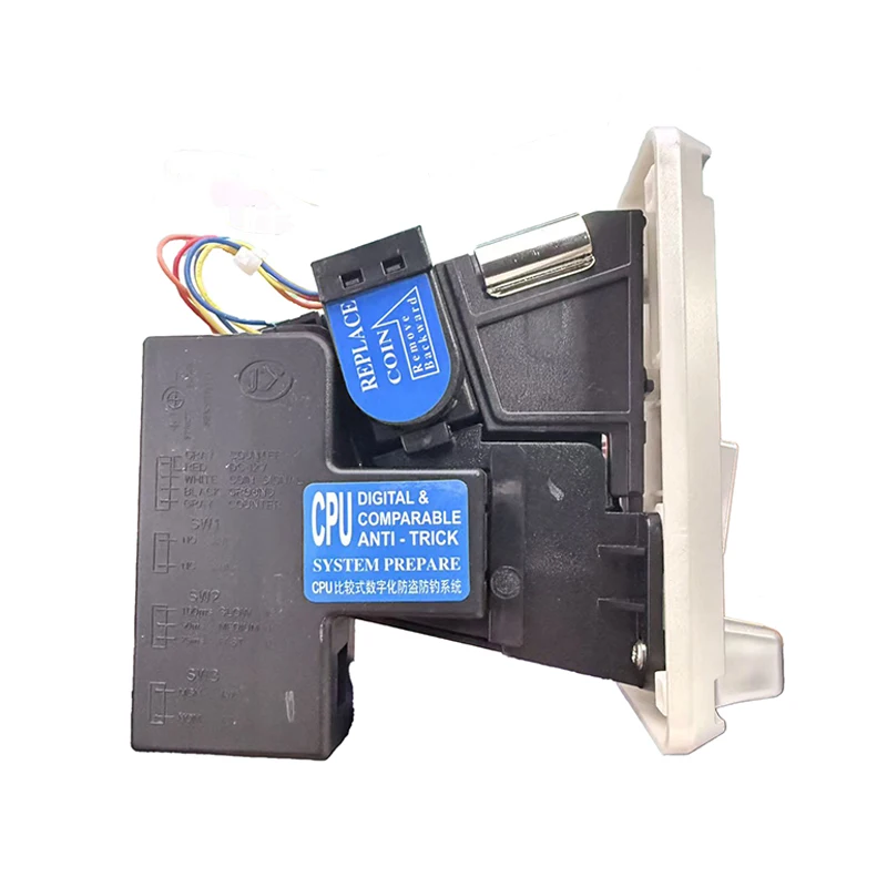 JY100F Electronic CPU Coin Acceptor Selector High-Precision Coin Mechanism for Arcade Game Machines & Coin-Operated Systems