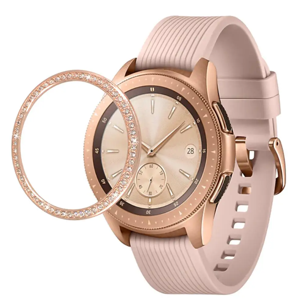 Samsung smartwatch case Galaxy Watch 42mm R810/Galaxy Watch 46mm R800/R850/Gear S3 metal bezel scale steel ring decoration