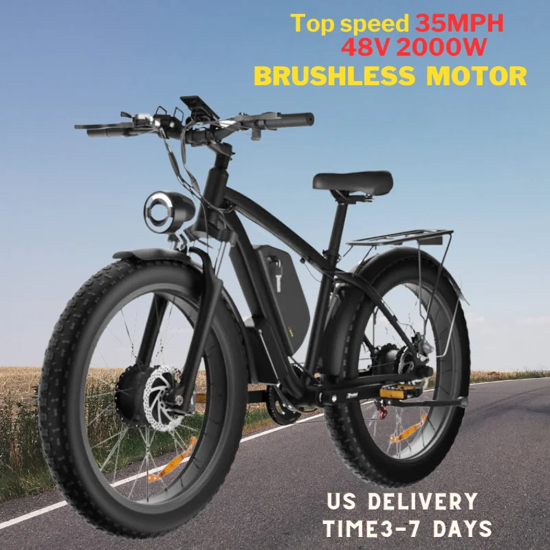 

Zeegr F1 Pro E-Bike Dual MotorAWD Fat Tire Electric Bike with ce 26 inch fat tire hidden dual battery snow beach electric bike