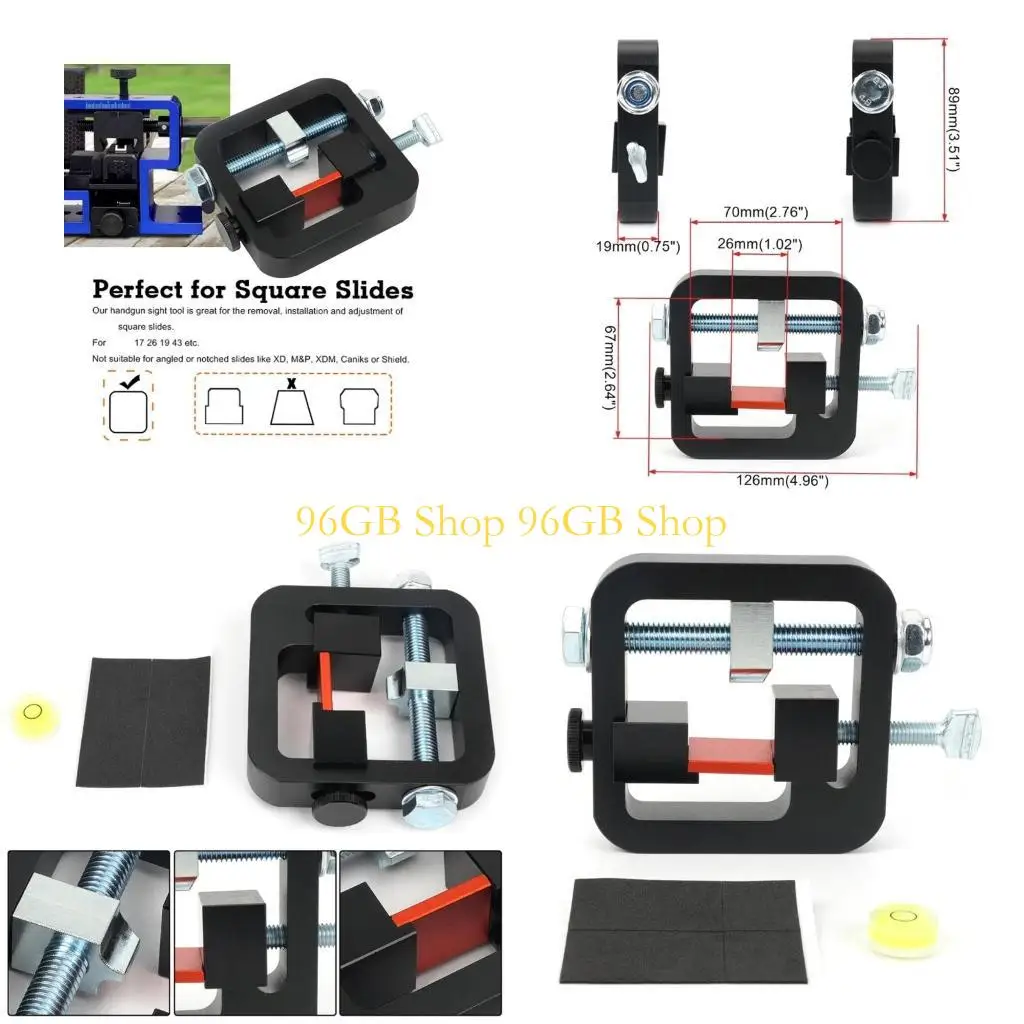 

96GB Sight Pushers Tool Sight Beads Disassembly Tool with Tapered Sliders