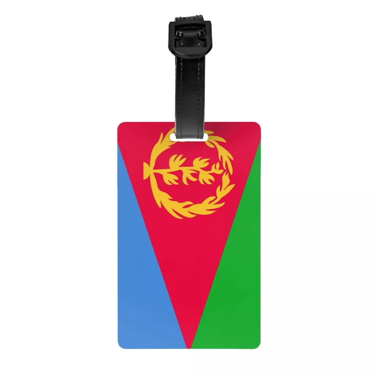 Eritrea Flag Luggage Tags for Suitcases Cute Baggage Tags Privacy Cover Name ID Card