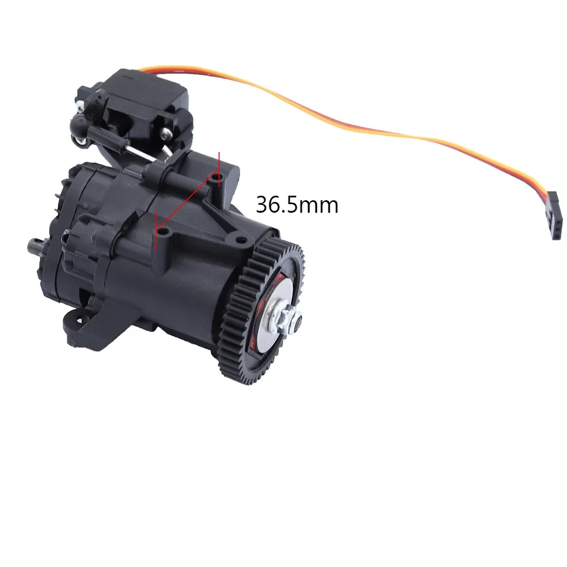

Practical 2 Speed Transmission Gearbox with Internal Gears and Servo for 1/10 RC Crawler TRAXXAS TRX4 TRX6 Upgrade Parts