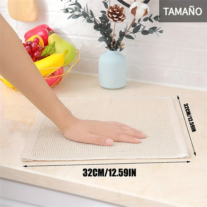 2/4pcs pure cotton square towel, suitable for bathroom bathing, face washing, kitchen cloth towels, home cleaning towels