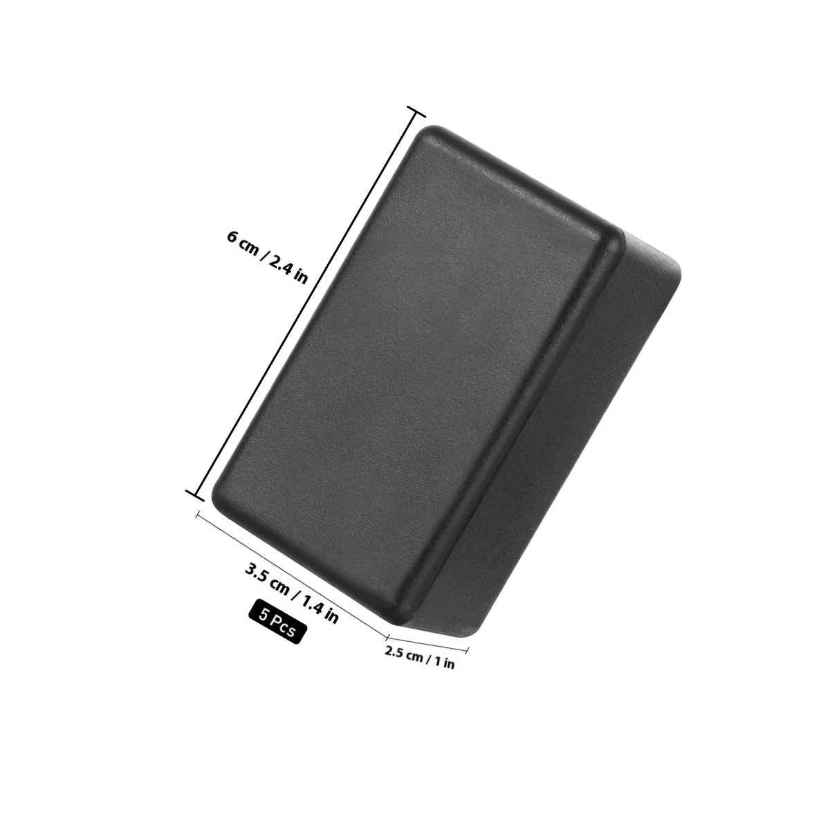 5 قطعة 61X36X25 مللي متر صندوق وصلات بلاستيكي الضميمة للمشروع الكهربائي وحدة إمداد الطاقة أداة حماية Abs