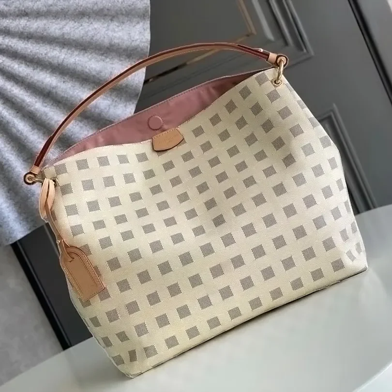 

wholesale price 12A upgrade mirror quality tote bag large capacity women handbag travel shopping shoulder bag white