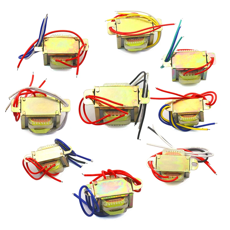 Power Transformer EI66/57/48/41 50W30W10W5W 220V To Single Double 9V 12V/15V/24V