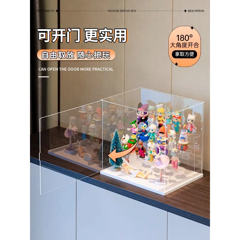 Bubble Mart Display Box Blind Box Shelf Storage Shelf Handmade Wall Lego Stand Transparent Display Cabinet Acrylic