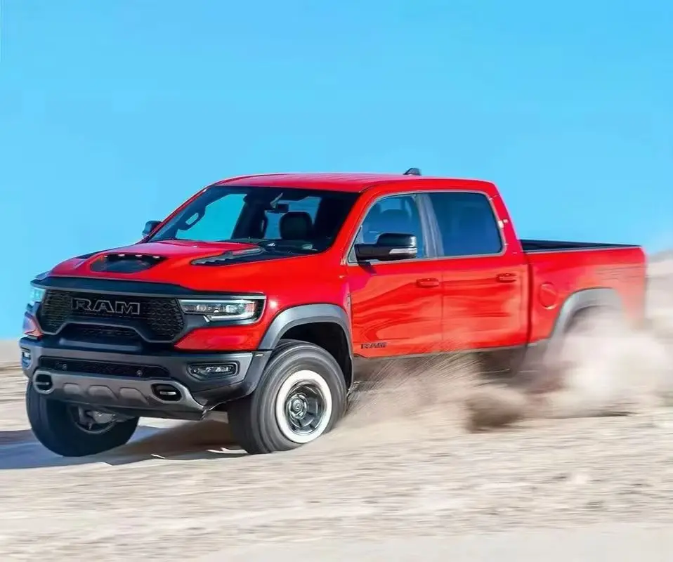 New Thunder Dodge Tyrannosaurus Ram 1500 Simulation 1/8 Remote Control Electric 4wd Climbing Vehicle Pickup Off Road Vehicle