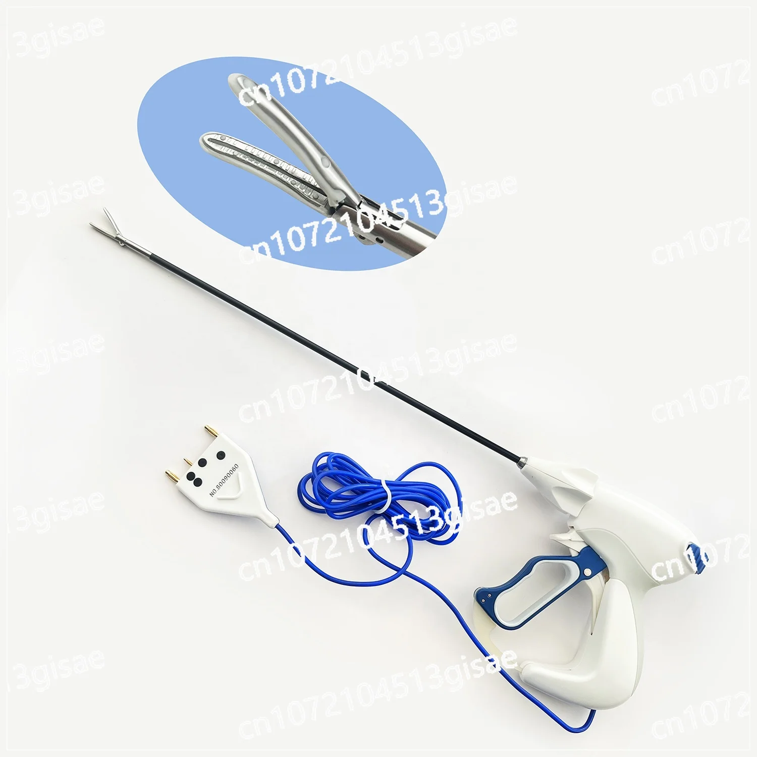 Vascular Occluder Maryland Jaw Open and Laparoscopic Occluder/dispenser with Nano Coating, Curved Jaw