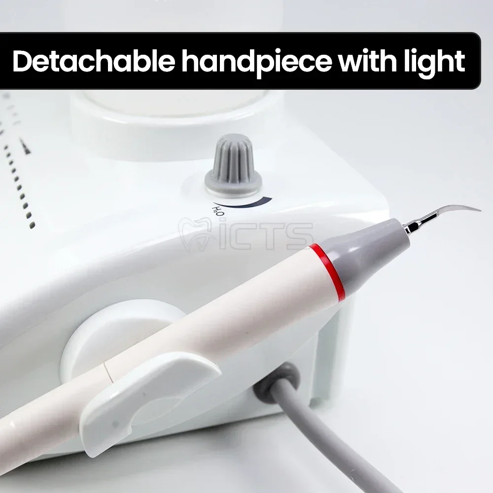 Enhanced UDS-E LED Dental Scaler: Lighted Handpiece, Autoclave Safe, Auto Water Supply, Efficient Scaling, Perio, and Endo Modes