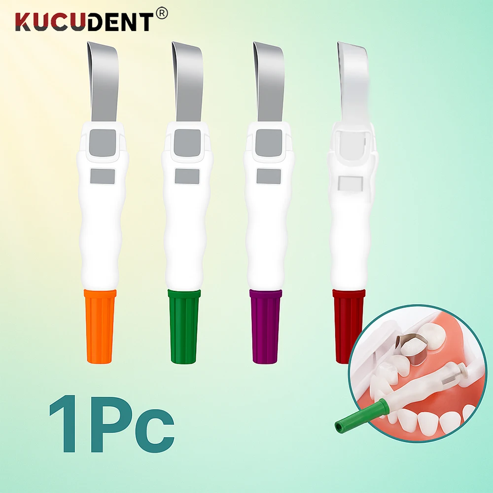 

1Pc 180° Adjustable Dental Matrix System Sectional Contoured Matrice Roll Type Matrix Bands Retainer Dentistry Crown Materials