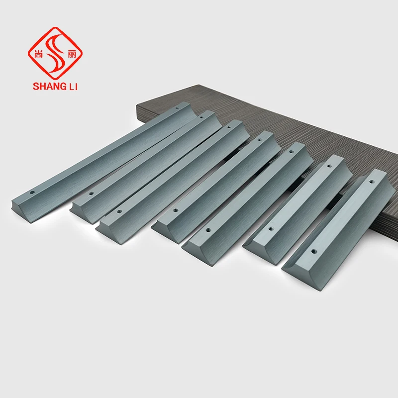 Maniglie per mobili da incasso da 96 mm per la casa elegante, cassettiere da incasso, cassetti da cucina, camera da letto, bagno, in lega di alluminio