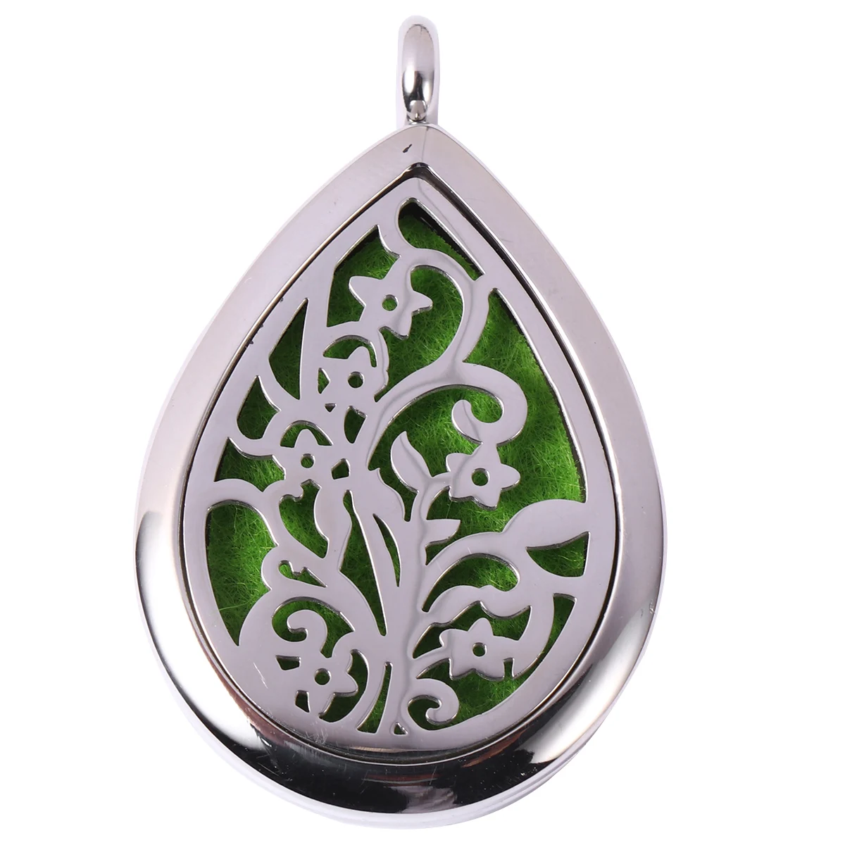 

Essential Oil Necklace Aromatherapy Diffuser Hollow Out Stainless Steel Pendant Gifts Personal Care Accessories Women