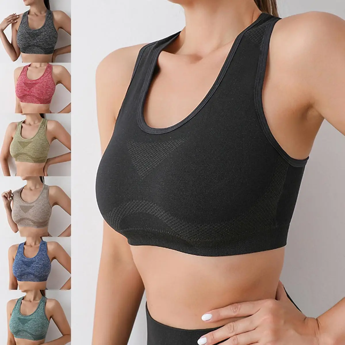 Women Sports Bra Top Push Up Fitness Yoga Underwear Sport Tops For Women Breathable Running Vest Gym Bra Quick Drying Underwear