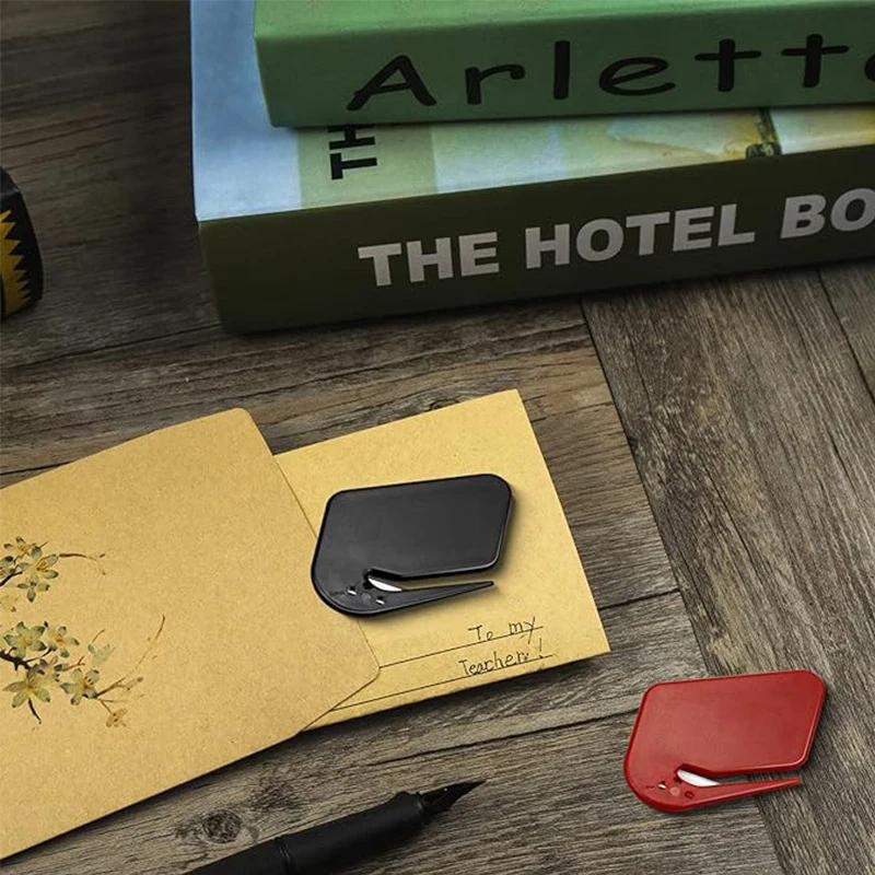 12pcs Letter Opener Envelope Mail Slitter With Razor Wrapping Cutter Box Opener Safe Mail Opener For Home Office Envelope