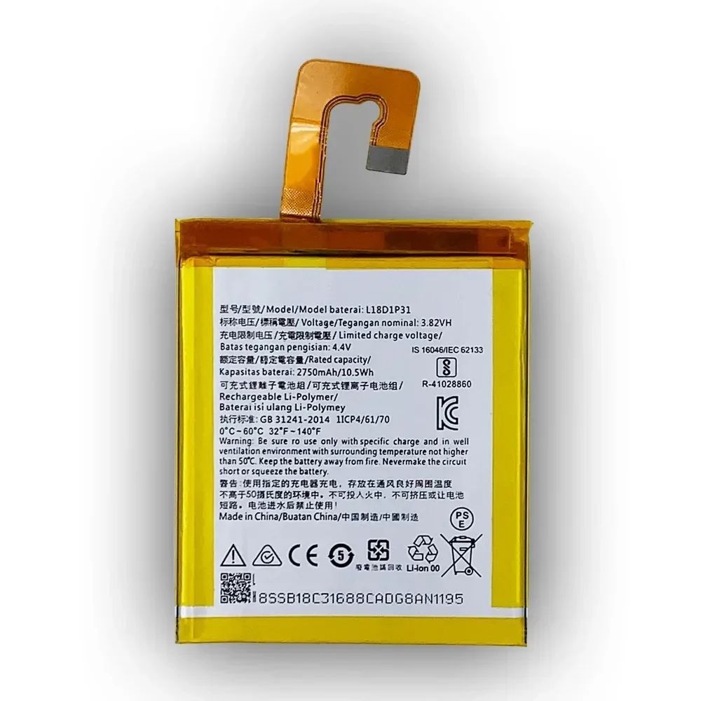 High Quality Replacement Battery For Lenovo TAB E7-7104 L18D1P31 4000mAh Mobile Phone Large Capacity New Batteries