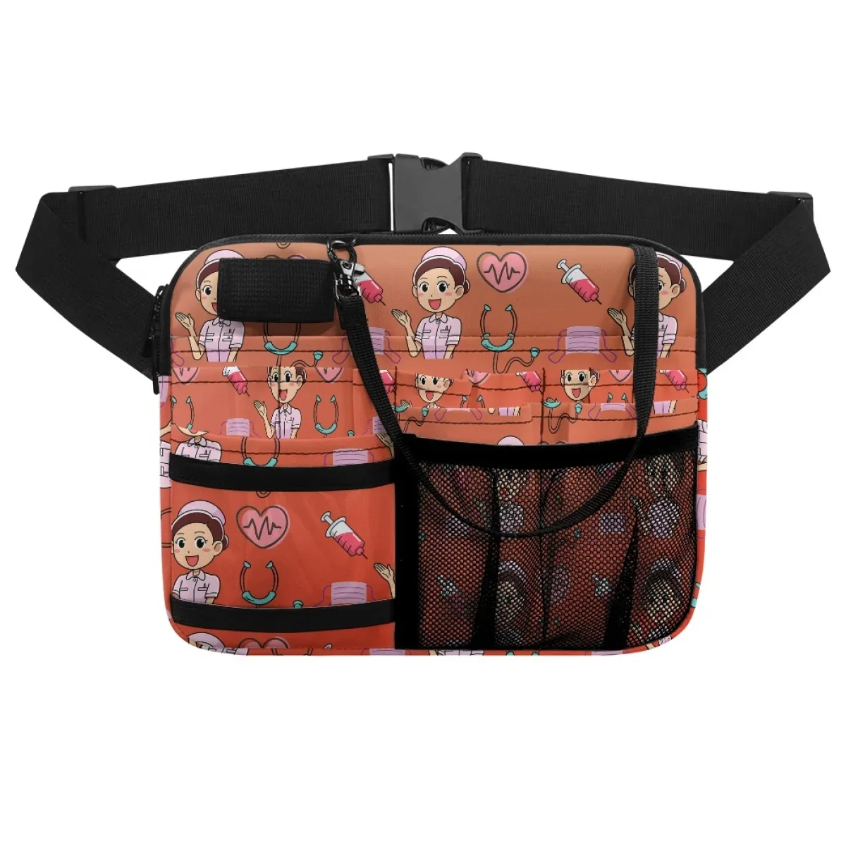 Dropshipping Nurse Fanny Pack Medical Multi Compartment Utility Hip Bag Case Female Custom  Pouch for Stethoscopes Bandage