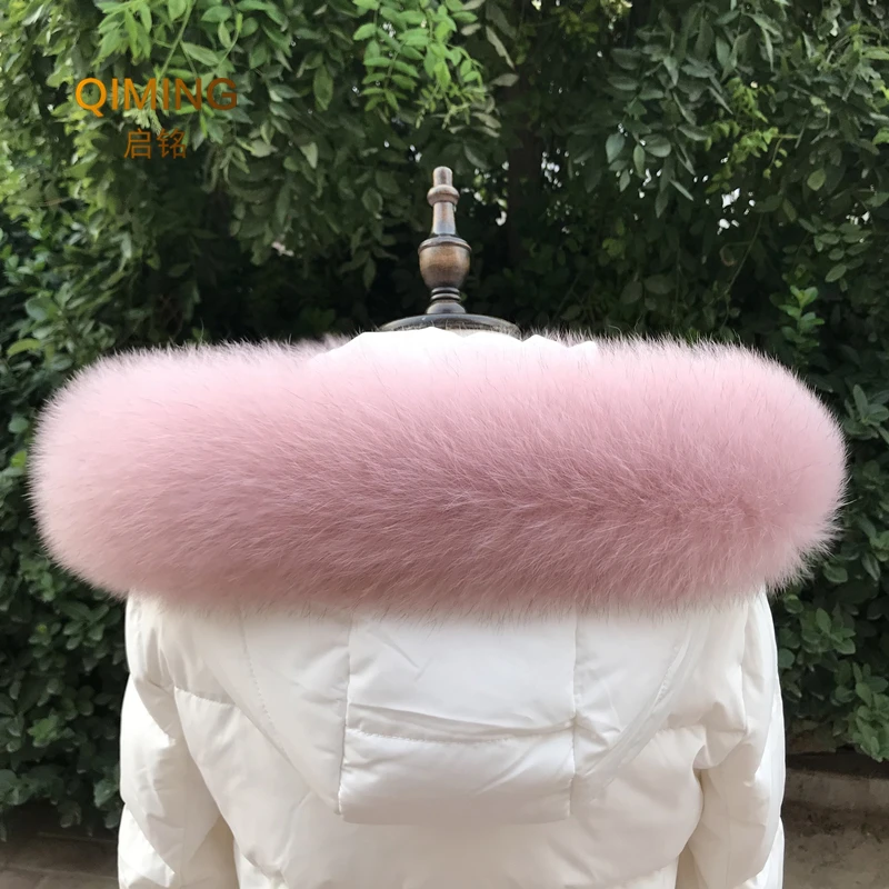 Winter Women Real Fox Fur Collar Scarf Coat Fur Collar Luxury Fur Scarves Genuine Warm Neck Warmers Shawl Scarfs for Ladies