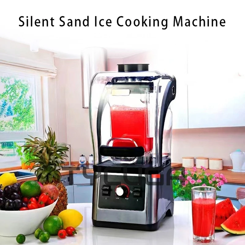 110/220V Electric Blender Mixer Commercial Blender Fruit Food Ice Crusher Processor Smoothies Juicer Maker Crusher Grain Grinder