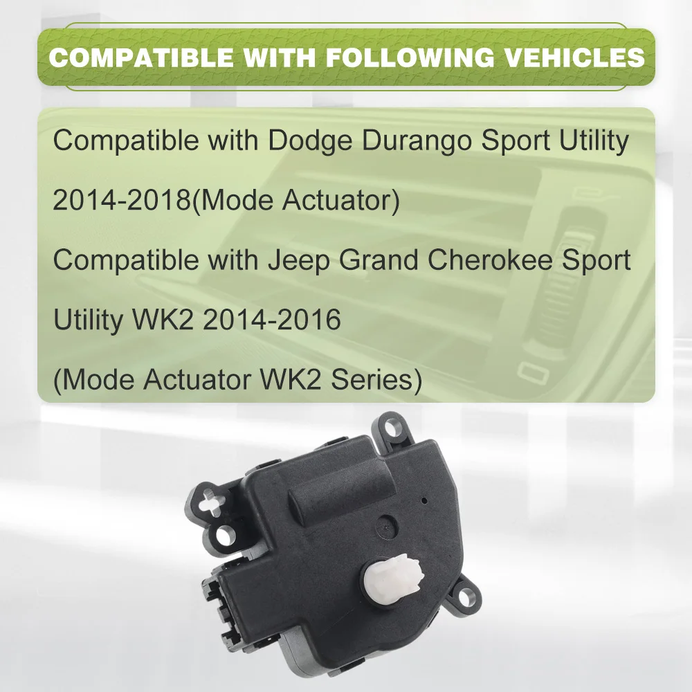 

HVAC Heater Air Blend Door Actuator For Dodge Durango Sport Utility 2014-2018 68224197AA, 604-060 68224192AA 604-059