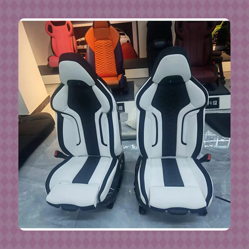 

Suitable for BMW M2/M3/M4/M6 Series | M-Style Sport Racing Bucket Seat | Custom Leather Driver Seat Upgrade