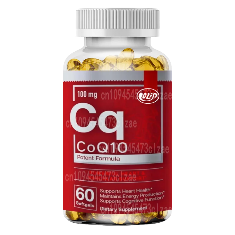 CoQ10 Capsules for Heart, Brain, and Vascular Support - Optimized Absorption of A Comprehensive CoQ10 Supplement Formula