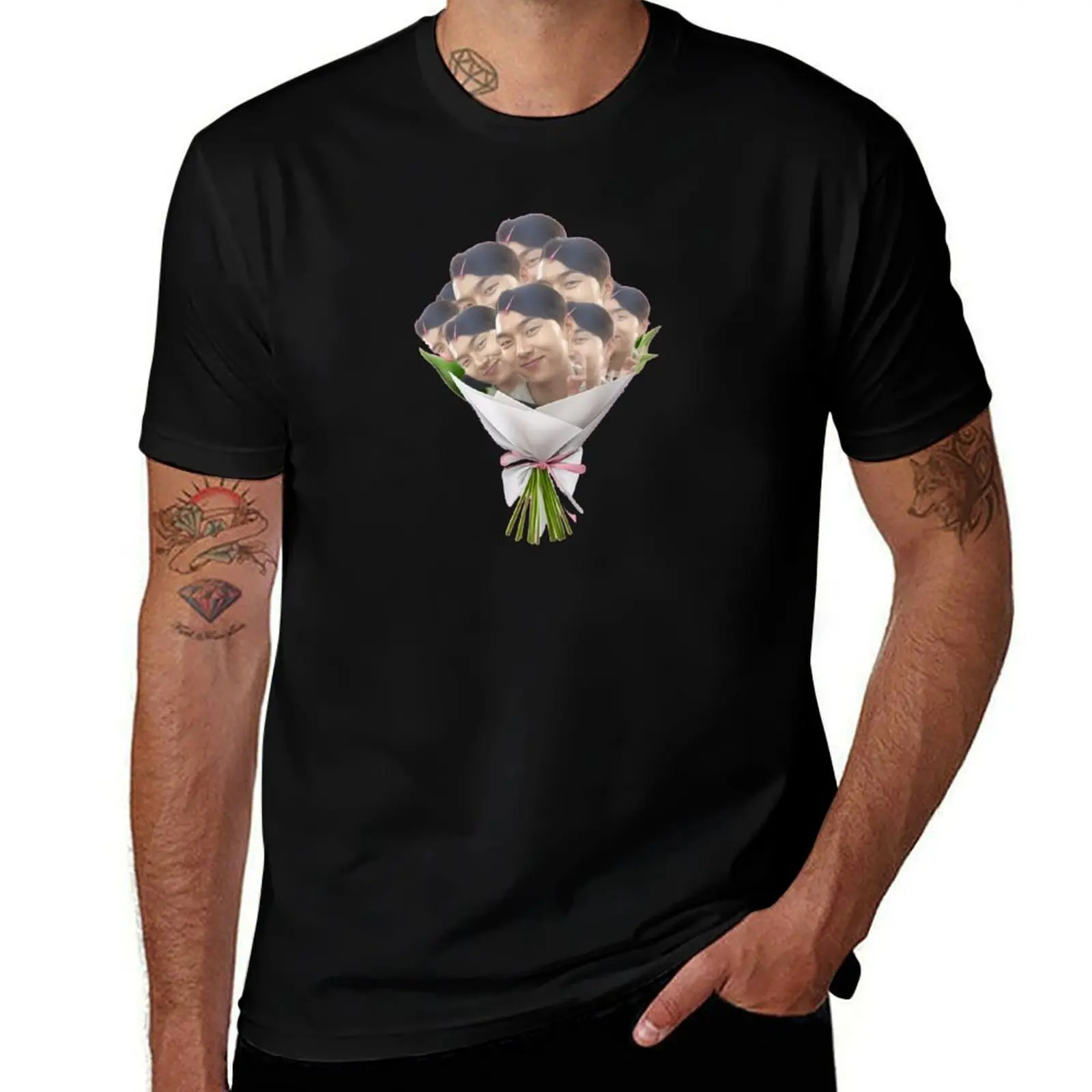 

Choi Hyun Wook T-Shirt topping Short sleeve tee oversizeds t shirt for men