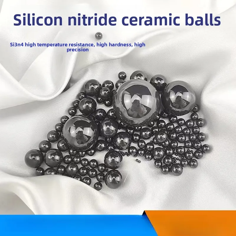 Grade G5 Silicon Nitride Ceramic Balls, Round Balls 2/3/4/5/6/6.35/7/8/9/10/20/30/40/50 mm