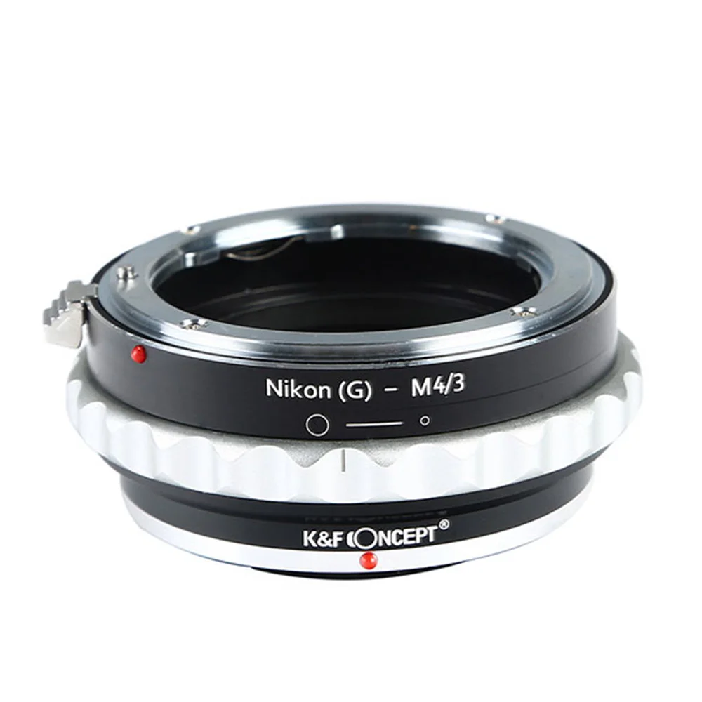 K&F Concept AI(G)-M4/3 Lenses Adapter for Nikon G/F/AI/AIS/D Lenses to Micro 4/3 MFT Lens Panasonic Lumix Camera Mount Adapters