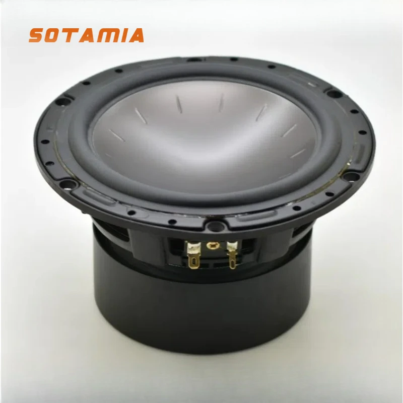 

SOTAMIA 1Pcs 6.5 Inch Subwoofer 4 Ohm 60-150W CPC Aluminum Diaphragm Household Voice Smart Speaker Desktop Bookshelf Speaker