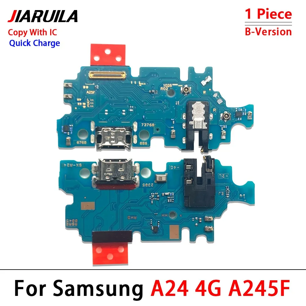 24Pcs, New For Samsung A13 A23 A33 A53 A14 A24 A34 A54 4G 5G USB Charge Port Jack Dock Connector Charging Board Flex Cable