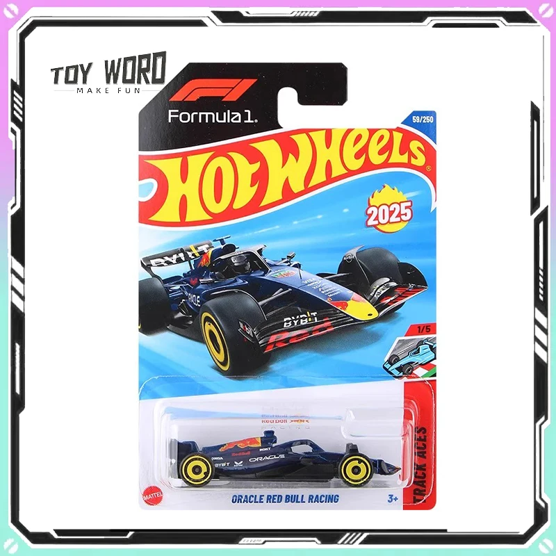 Hot Wheels Cars Model 2025 C Case Oracle Red Bull Racing Diecast Mattel F1 Model Hw Cars Max Verstappen Alloy Custom Car Gifts