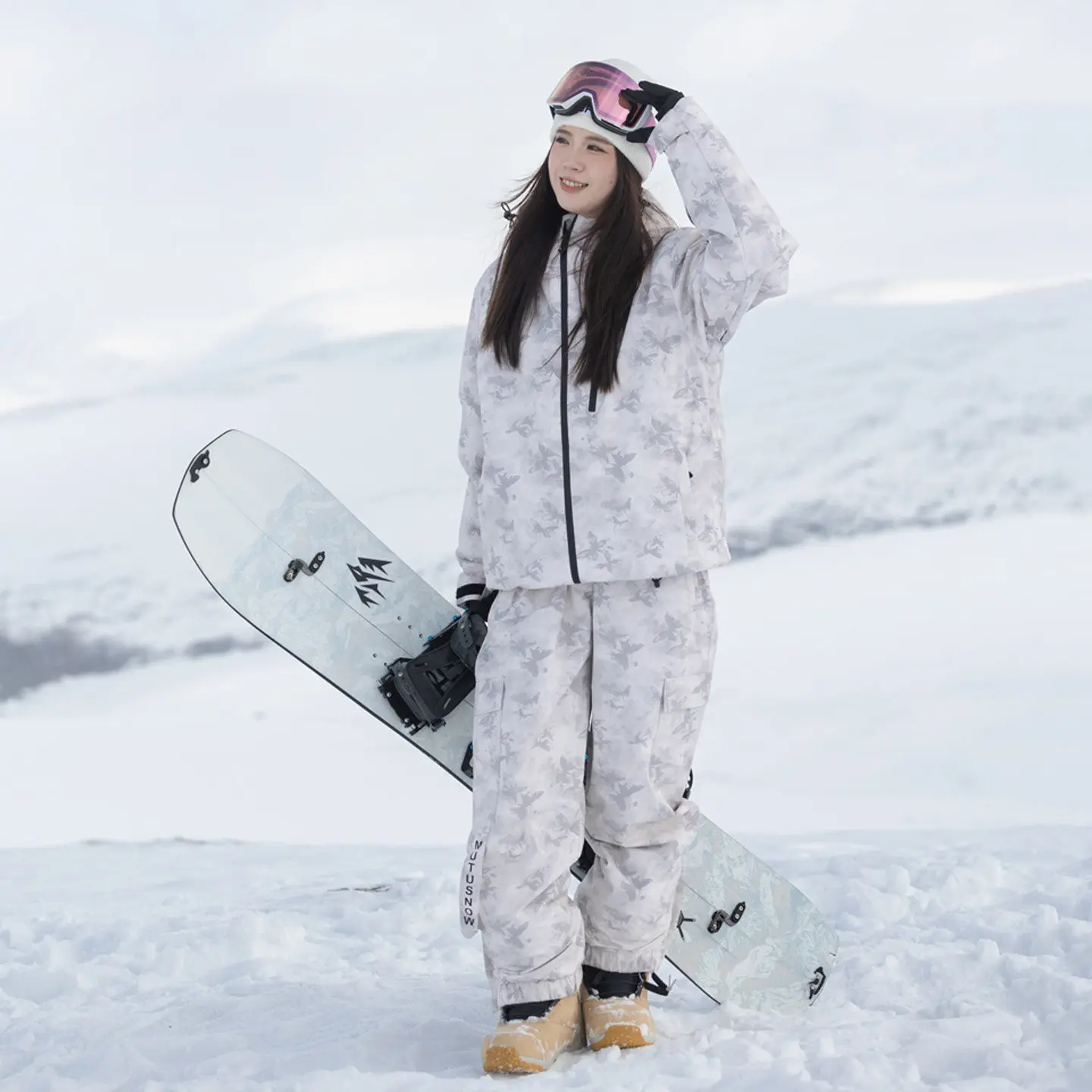 New Winter Thick Ski Suit Set Women's Outdoor Snowboard Sports Windproof Waterproof Man Warm Snow Skiing Clothes Pants Adult