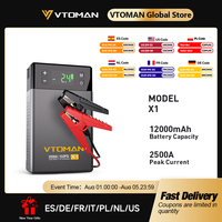 VTOMAN Car Jump Starter Portable Power Bank with Air Compressor 150 PSI Car Starting Device for Petrol Diesel 8.5L/6.0L