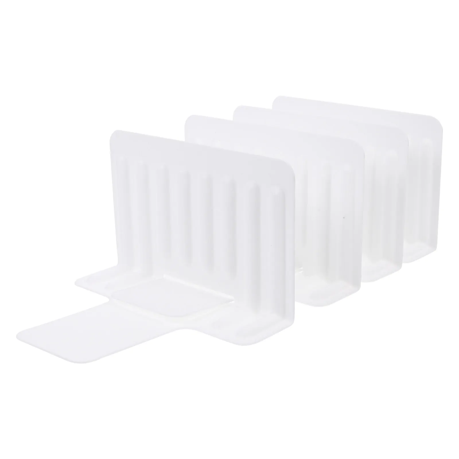 4 Pcs Refrigerator Dividers Fridge Home Plastic Drawer Dividers Refrigerator Food Divider For Shelves Kitchen Drawer Food Shelf