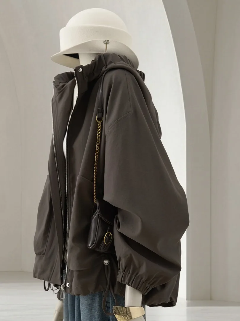 

plus Size 300 Pou American Retro Hooded Jaet Men Women Autumn Winter Neutral Loose Meat Covering Workwear Jaet