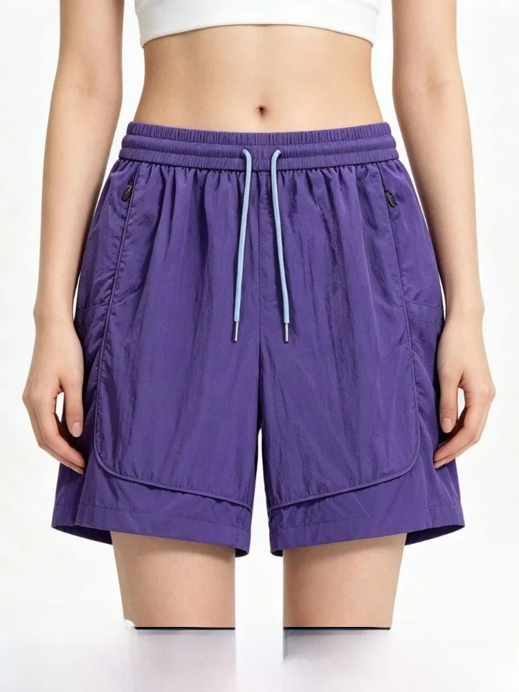 Comfortable 3D Cutting Waterproof Fabric Men's Short Pants Quick Dry Five Parts Pants Standard Fit Summer Youth Nylon Shorts