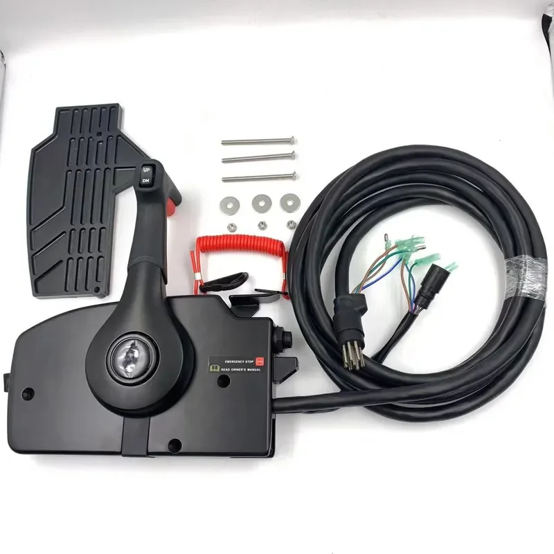 For Mercury Outboard Remote Control Box 8 Core 14 Pin Steering Handle Marine Boat Engine Throttle Lever Replacement Parts