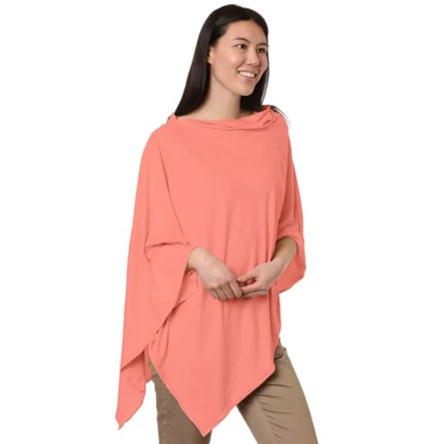 

Женское солнцезащитное пончо Delano, легкое, с защитой от солнца UPF 50+, для ношения поверх одежды