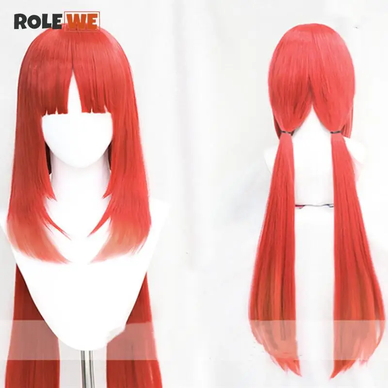 

Game Genshin Impact Nilou Cosplay Wig 100cm Long Sumeru Nilou Red Gradient Heat Resistant Synthetic Hair Party Wigs + Wig Cap