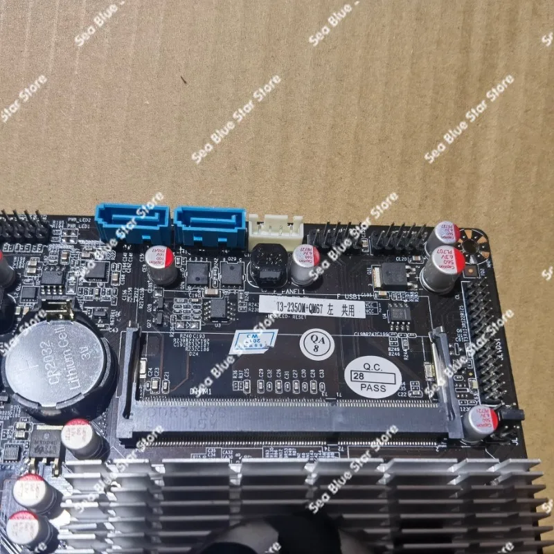 Mini all-in-one motherboard i3-2350M-QM670 with i3 2nd generation DDR3 LVDS POS machine industrial control motherboard