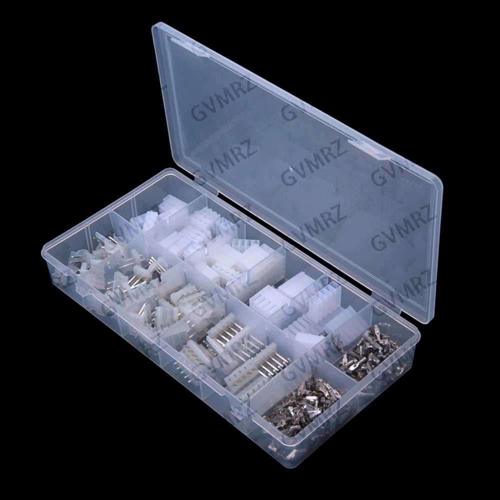 230PCS/Box CH3.96mm 2p3p4p5 pin 3.96mm pitch terminal kit housing pin socket JST connector 2P-5P
