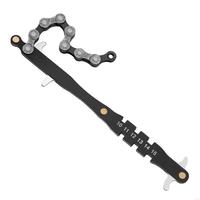 92ME Heavy-Duty Ratcheting Chain Wrench Professional Oil Filter Wrench Pipe Wrench Chain Multi-Purpose Remover Tool