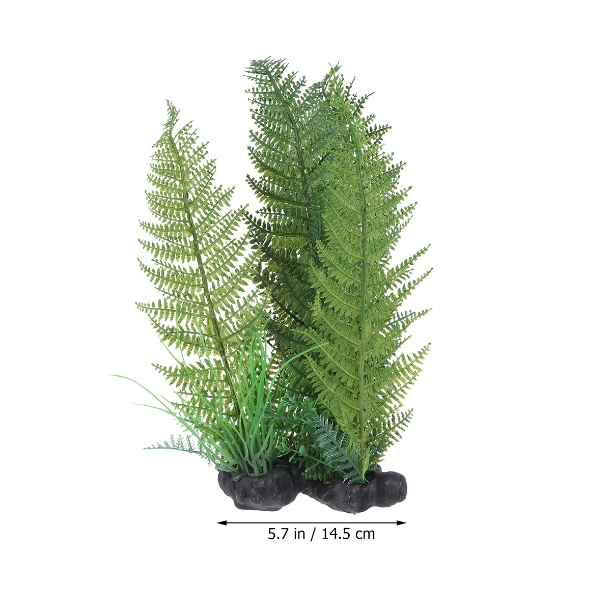 

35Cm Artificial Plant for Reptile Terrarium Decor Realistic Simulated Green Grass Aquarium Landscape Vivarium Hideout Plastic