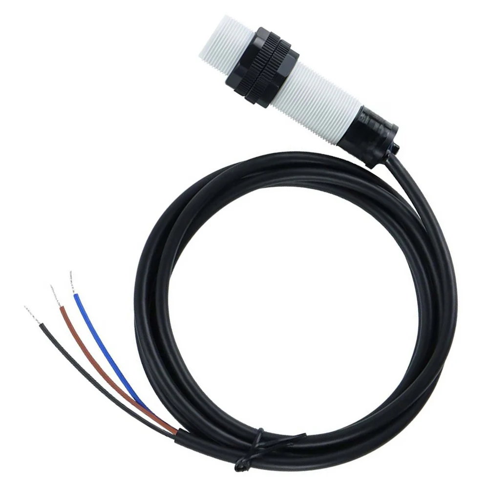 

1PC Switch Red Indicator Light Proximity Switches Capacitive Proximity Switch Sensor 8MM Detection Distance NPN PNP NO Normally