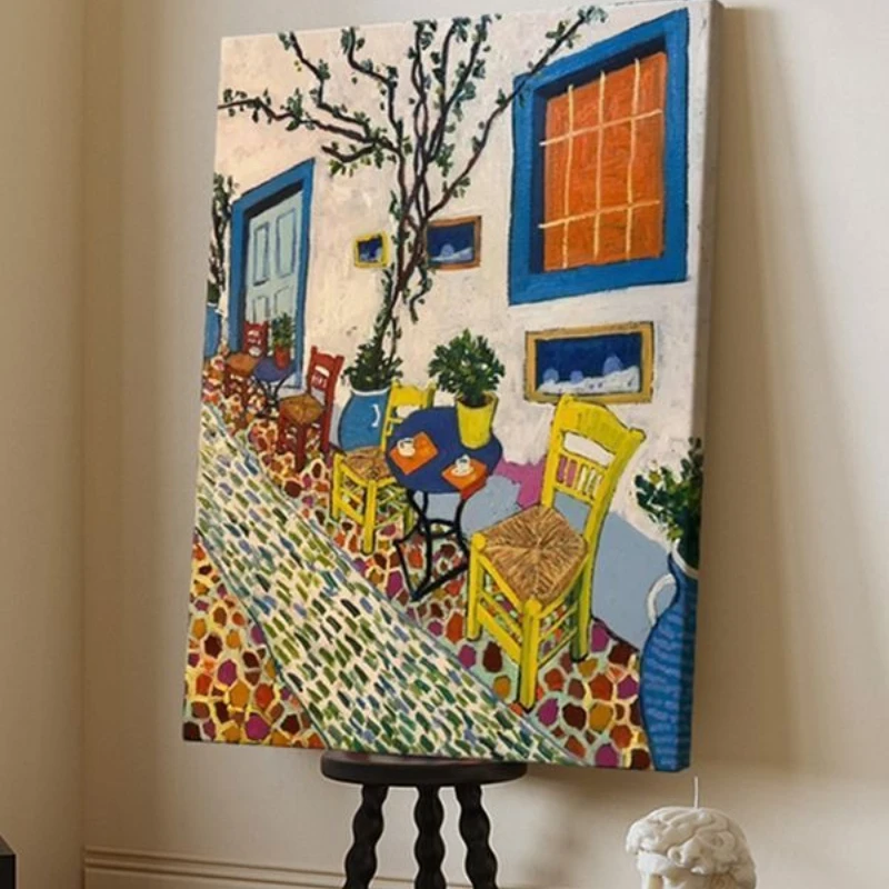

Entrance abstract still life pure hand-painted oil painting living room large ornament decoration modern niche art acrylic